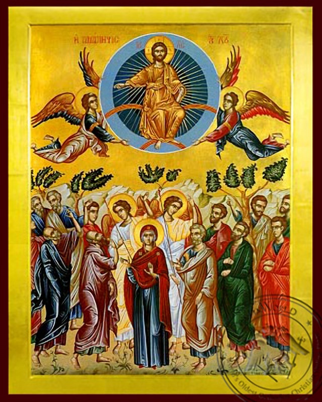Ascension - Byzantine Icon | OramaWorld.com